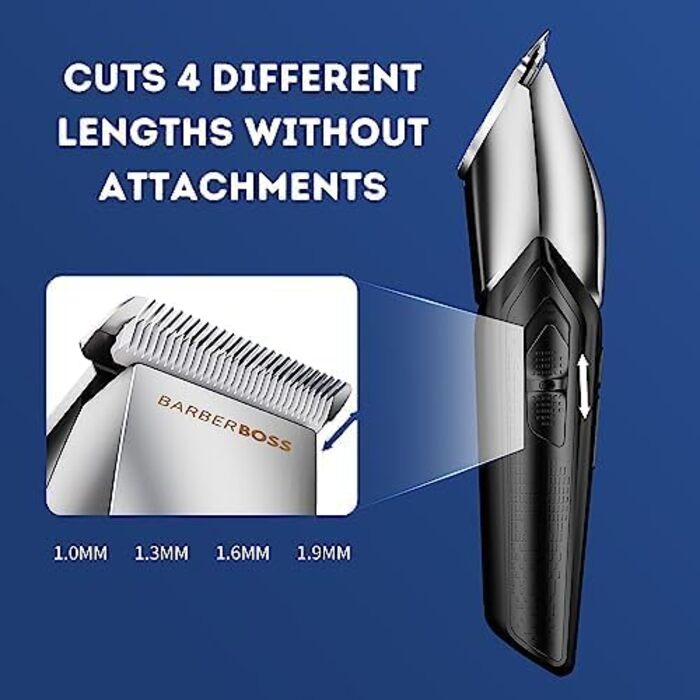 Набір для грумінгу тварин BarberBoss: професійна собача машинка для густого волосся, триммер для заплутаного хутра, безшумна та водонепроникна