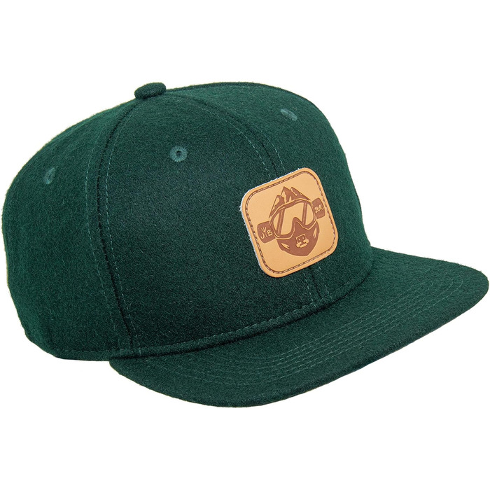 Кепка Jumping Bird бейсболка унісекс • Знімна кепка для активного відпочинку • Фетр, регульований розмір, оливковий • Ідеально для сноуборду