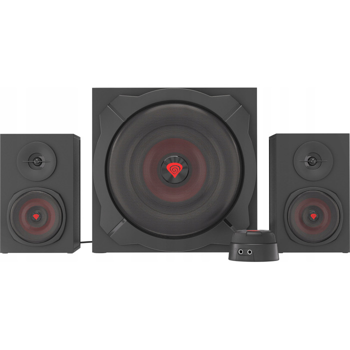 Акустична система 2.1 Genesis Helium 610BT, 60 Вт, чорна