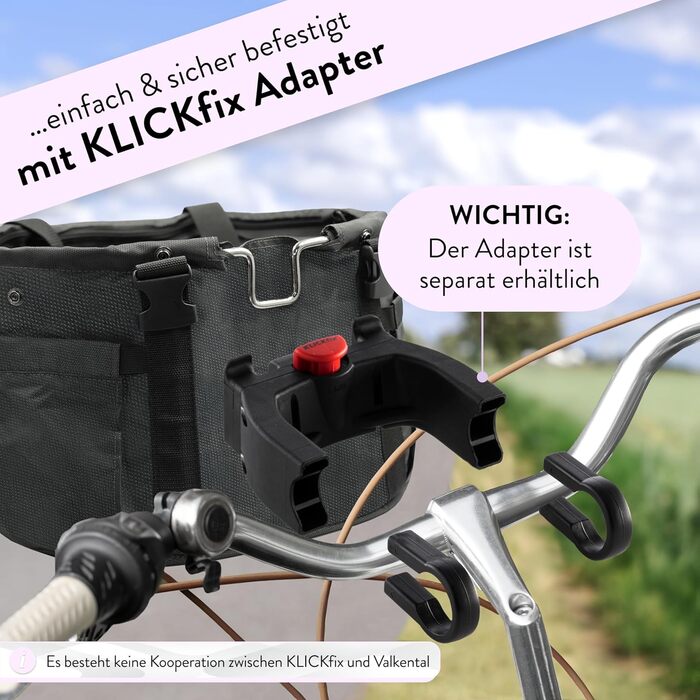 Фаркораджка для собак Valkental KLICKfix: стабільна, безпечна, з килимком та кишенями | З панорамним вікном