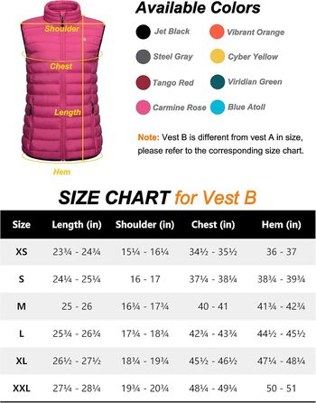 Жіночий теплий пуховий жилет itte Donkey Andy для хайкінгу, подорожей та повсякденного носіння (Verdünner Rosa, XS)