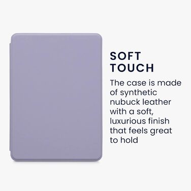 Чохол kwmobile для Amazon Kindle Paperwhite 11-го покоління (2021) - з штучної шкіри, захисний чохол для електронного читача, колір лавандовий