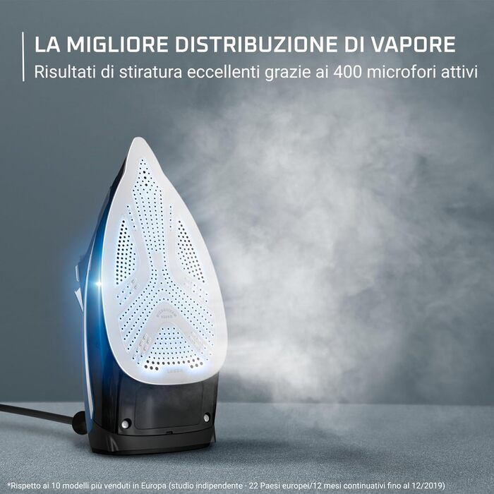 Rowenta Pro Master: Професійний праска з потужною подачею пари, точний ніс, довговічна робота, енергозбереження (DW8209F0)