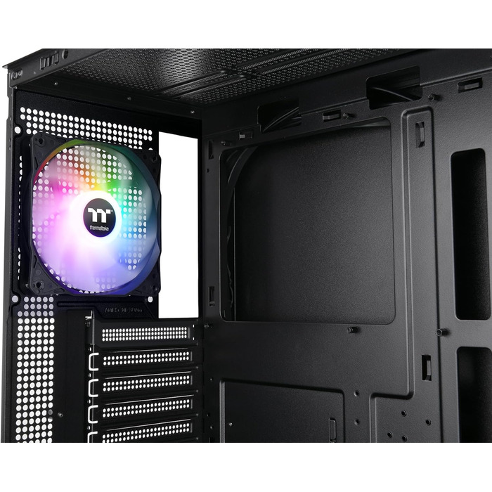 Thermaltake View 270 Plus WS: Корпус ПК Midi-Tower ATX з темперованим склом, дерево, 3х120mm ARGB вентилятори, USB-C, підтримка радіатора 360mm, білий