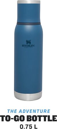 Stanley Adventure To-Go Thermos Flask - 25 Hours Hot - 27 Hours Cold - Leakproof - Thermos with Cup - Double-Walled Vacuum Insulation - BPA Free
