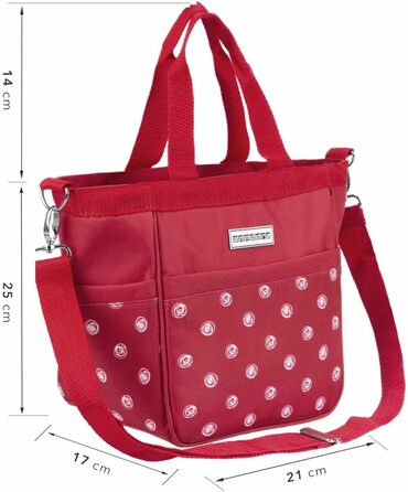 XL Cooler Bag 40 Liters - Insulated Bag Cooler Box Picnic Bag Color Choice (XL red and white polka dot PROMO)