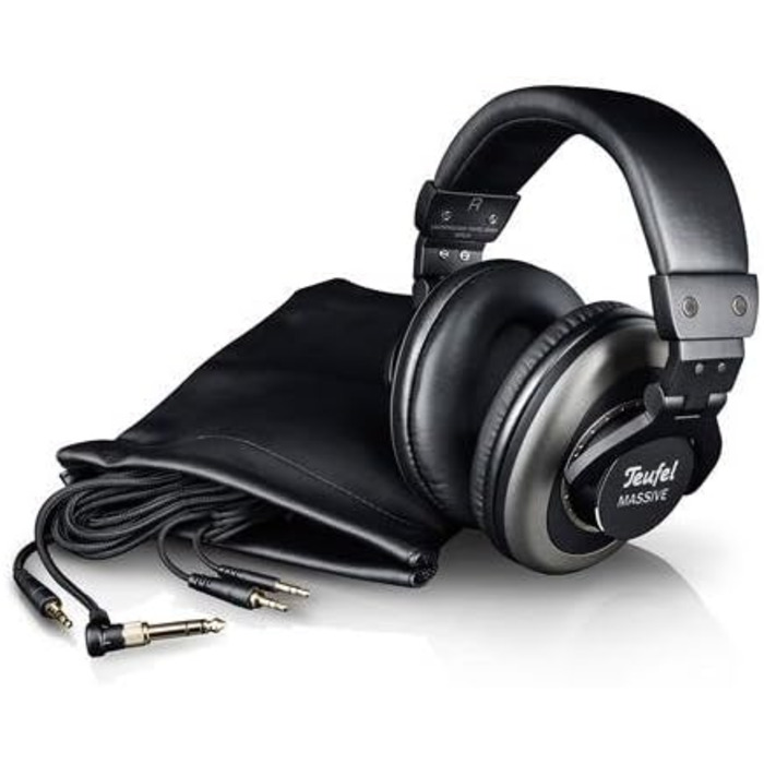 Навушники Teufel Massive: складані, Hi-Fi, чорні