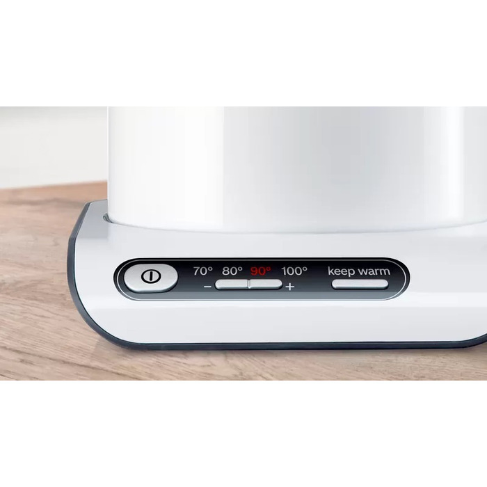 Електричний чайник Bosch TWK8613P, 2400 Вт, 1,5 л, чорний