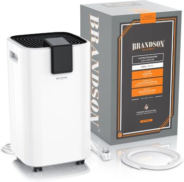 Електричний осушувач повітря Brandson 16L з компресором – 16 літрів/24 години – тихий – дисплей – для спальні, ванної, підвалу