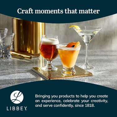 Склянки для бельгійського пива Libbey Belgische Biergläser 370 мл, 6 шт - для ель, тюльпан
