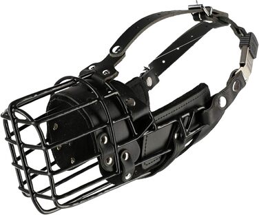 Dingo Gear Rubberized Metal Dog Muzzle for Malinois - Professional, Comfortable, Universal for Long Walks (S03048 Malinois L)