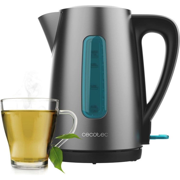 Електричний чайник Cecotec Thermosense 210 Steel, 1.7 л, 2200 Вт, нержавіюча сталь