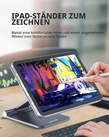 Магнітна підставка LULULOOK для iPad mini 7 (A17 Pro) 2024 та iPad mini 6 (8.3