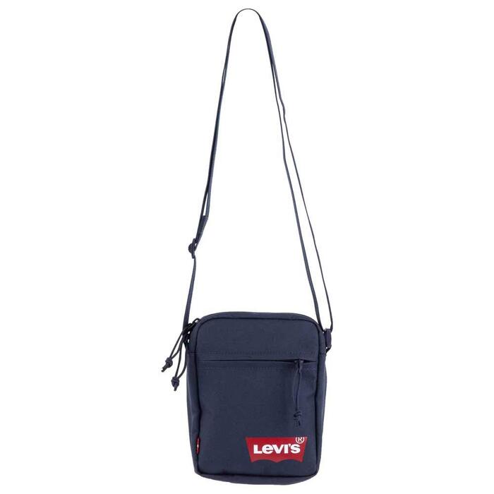 Жіноча міні-сумка крос-боді Levi's Mini Crossbody Solid з логотипом Batwing (темно-синя, Navy Blue)