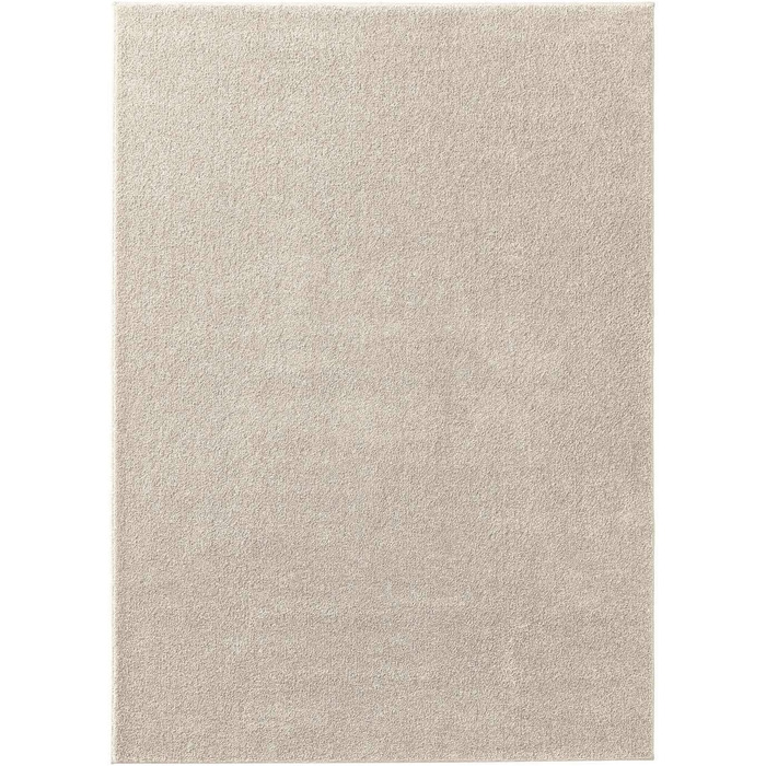 Килим Taracarpet з коротким ворсом, м'який, однотонний дизайнерський килим для дому, 160x220 см, кремовий/білий