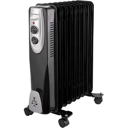Масляний радіатор Gutfels HR 32007 sw - 1500 Вт, 3 режими, чорний (9 ребер)