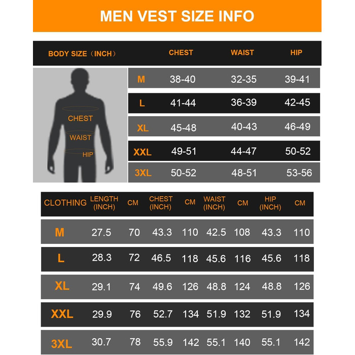 Тепла флісова жилетка Telguua з підігрівом для чоловіків з Powerbank 5V 10000mAh, 6 зон нагріву, 3 рівні температури, керування 2 зонами, для кемпінгу, піших прогулянок, сноубордингу, чорна