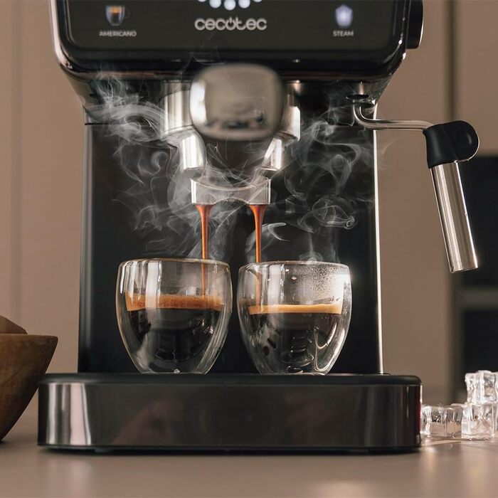 Кавоварка Cecotec Power Espresso Touch ColdBrew – еспресо, капучино, холодна кава, 20 бар, поворотний паровий кран