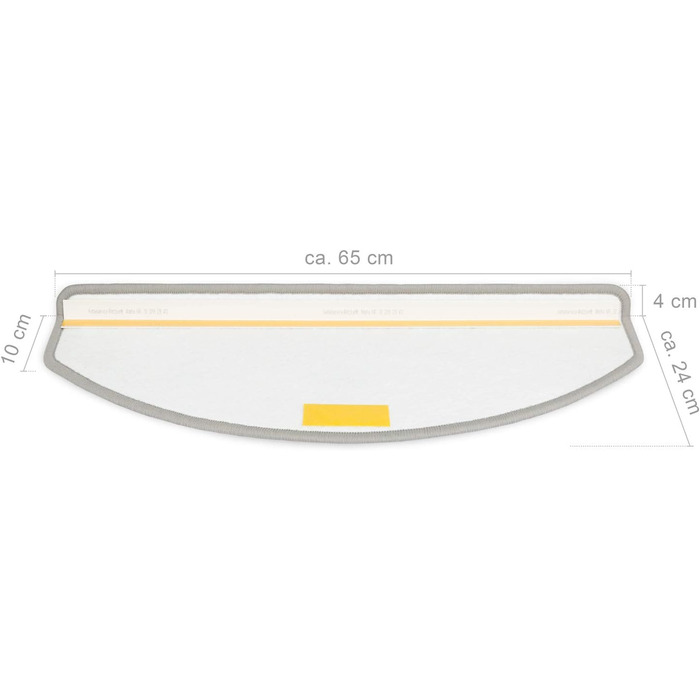 Ступінчасті килимки Ventura від Kettelservice-Metzker, темно-сірий, 16 шт.