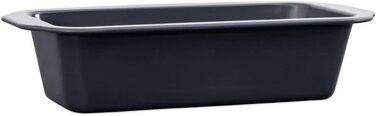 Stadter Selection Loaf Pan, approx. 30 x 13 x 8 cm, Metal, Black