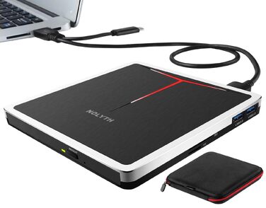 Зовнішній DVD-привід та записувач для ноутбука, Plug and Play USB DVD-бредер