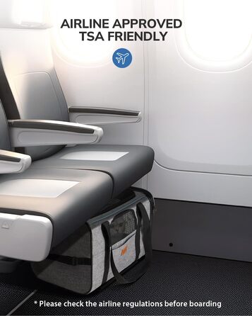 Транспортна переноска для котів та цуценят Morpilot до 5 кг, сіра, з колесами, 28 x 28 x 43 см