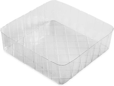 Modern White Metal Umbrella Stand for Entryway, Room, or Hallway - 52x18x18 cm