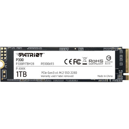 SSD Patriot P300 M.2 PCIe Gen 3x4 1 TB - швидкий накопичувач