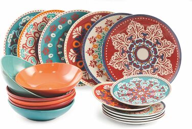 Villa d'Este Home Tivoli Shiraz: 18-частинний порцеляновий сервіз для обіднього столу