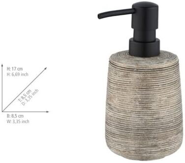 Дозатор для мила WENKO Fedio, керамічний, золотий, ручної роботи, 400 мл