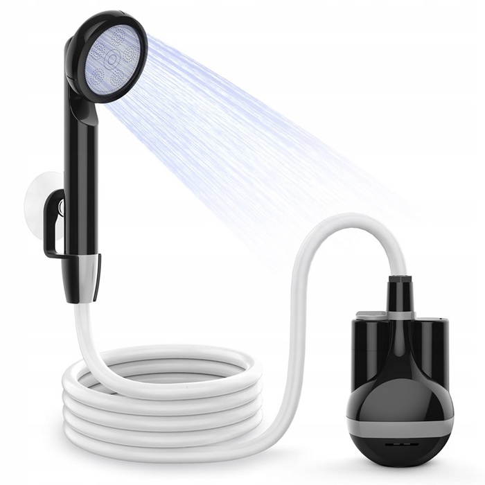 Бездротовий туристичний душ для кемпінгу з насосом та LED-індикатором