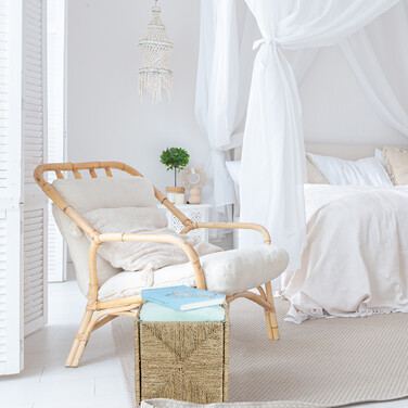Корзина для зберігання Relaxdays квадратна, виготовлена з морської трави