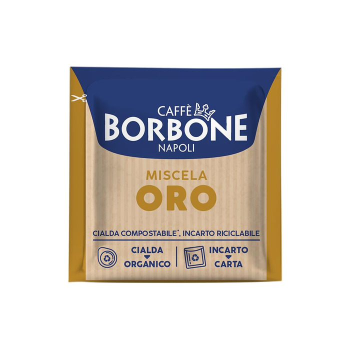 Кавові пади Caffè Borbone Gold, сумісні з ESE системою (44 мм), біорозкладні, 150 шт