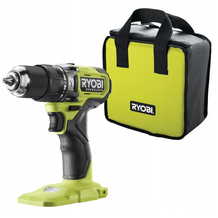 Акумуляторний шуруповерт Ryobi 18 V безщітковий, 54 Нм