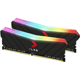 PNY XLR8 Gaming Epic 32GB (2x16GB) DDR4 3200MHz Оперативна пам'ять для ПК RGB Чорний