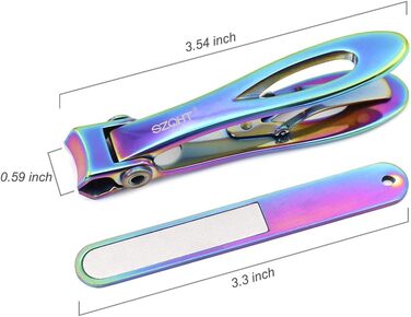 Набір для манікюру та педикюру SZQHT для товстих та врослих нігтів (призматичний)