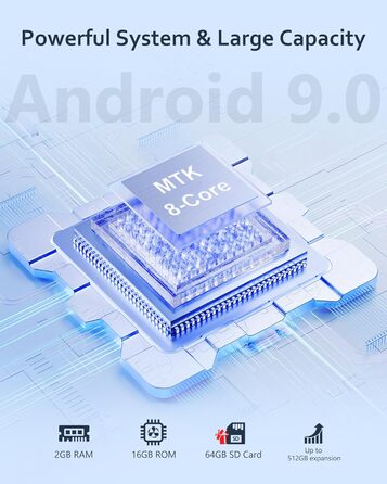 MP3 плеєр AGXOV з Bluetooth, WiFi, Android 4.02