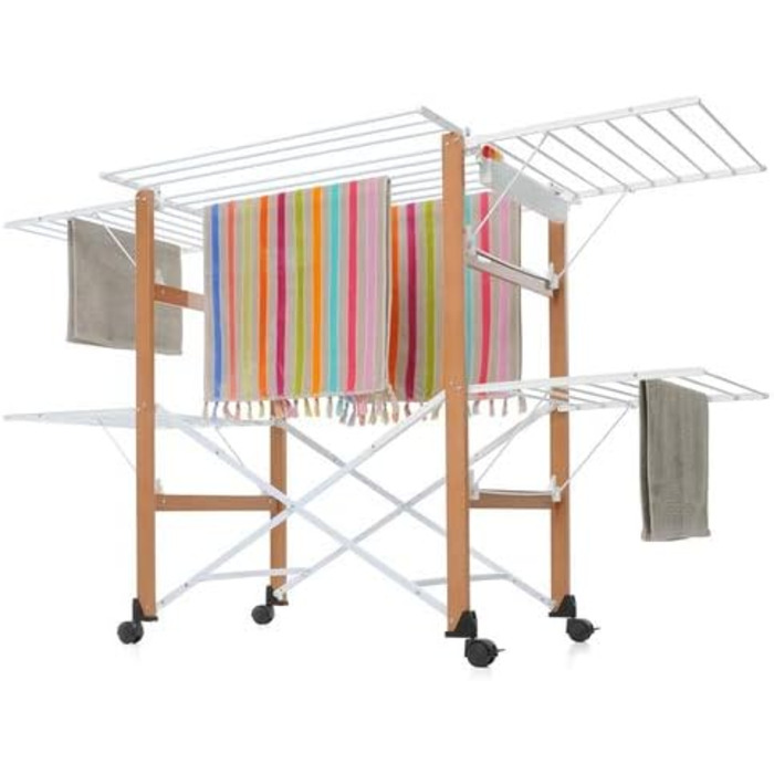 Підставка для білизни Foppapedretti Gulliver, 105 x 80 x 174 см, дерев'яна, горіх