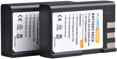 Акумулятор Nikon EN-EL9/EN-EL9a 2000mAh + зарядний пристрій Type-C для D3000, D5000, D40, D40x, D60