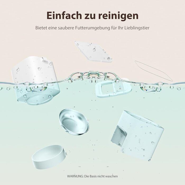 Автомат для годування котів та собак, 5л, розумний, білий. Програмоване годування 1-10 разів на день.