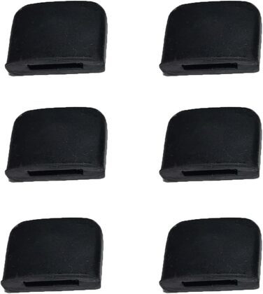 Russell Hobbs Rubber Feet for Grill Plate [6 Pack] compatible with SatisFry Hot Air Fryer 8l 27170-56 and 4l 27160-56 (Spare Part, Accessory) Airfryer N700685, Black Replacement Part: Rubber feet for grill plate