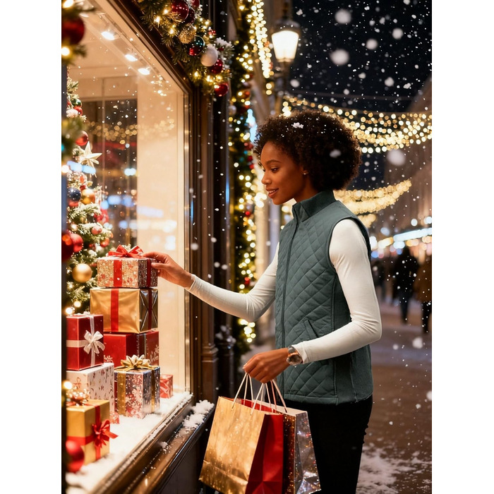 Жіночий жилет Bienzoe без рукавів з капюшоном, стеганий, на блискавці, сірий темний (XL)