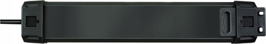 Мережевий фільтр Brennenstuhl з захистом від перенапруги, 6 гнізд, 3 м, чорний