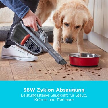 Акумуляторний ручний пилосос BLACK+DECKER BHHV520BT-QW 18 В, 36 Вт*год з док-станцією