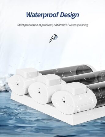 Ручний дозатор мила CHUANGDIAN, настінний, 200 мл, білий (трійка білий)