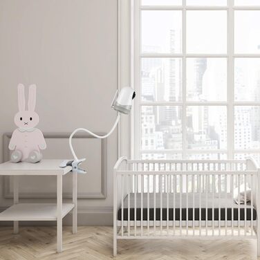 Кріплення для дитячого монітора HOLACA сумісне з HelloBaby HB40/HB65/HB66/HB6339/HB6336/HB6351/HB6550 та Blemil BL9052-2. Кріплення з 1/4-дюймовою різьбою, кліпса.