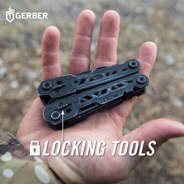 Gerber Multi-Tool with Nylon Sheath and 17 Functions, Truss Multi-Tool, Black, 30-001780