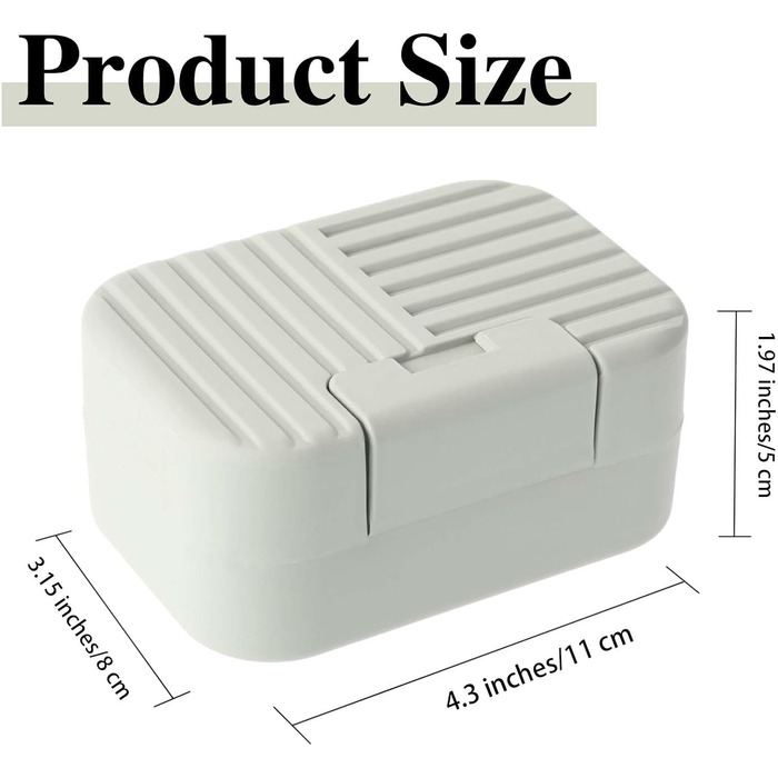 Дві мисочки для мила Dimeho: захисні контейнери для подорожей, блакитний та зелений