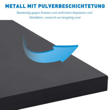Outsunny Parasol Stand Umbrella Holder Metal Black 45x45x39 cm for Ø35/38/48 mm Umbrellas stable & robust