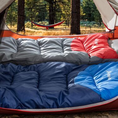 Сплячий мішок BISINNA 4 сезони, 1.9 кг, водонепроникний, для дорослих, чоловіків та жінок, кемпінг, піші прогулянки, сірий колір